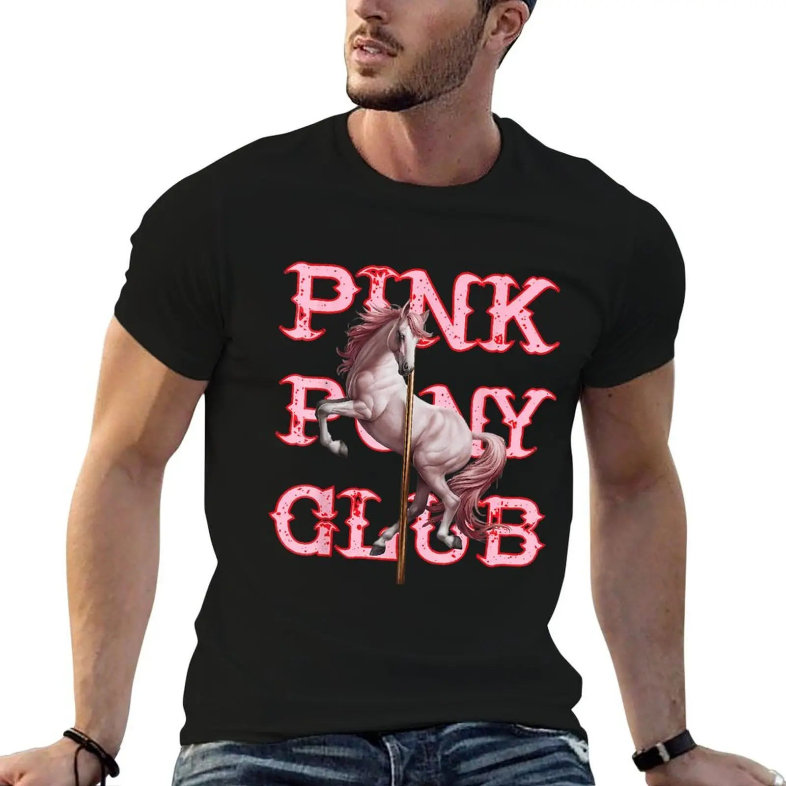 

Copy of PINK PONY CLUB - chappell roan T-Shirt funny t shirts dark humor cotton tshirt 100% cotton t shirt man T-shirt