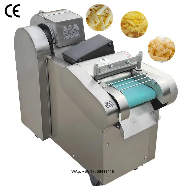 

Commercial vegetable shredder Automatic corrugated potato carrot shredder
