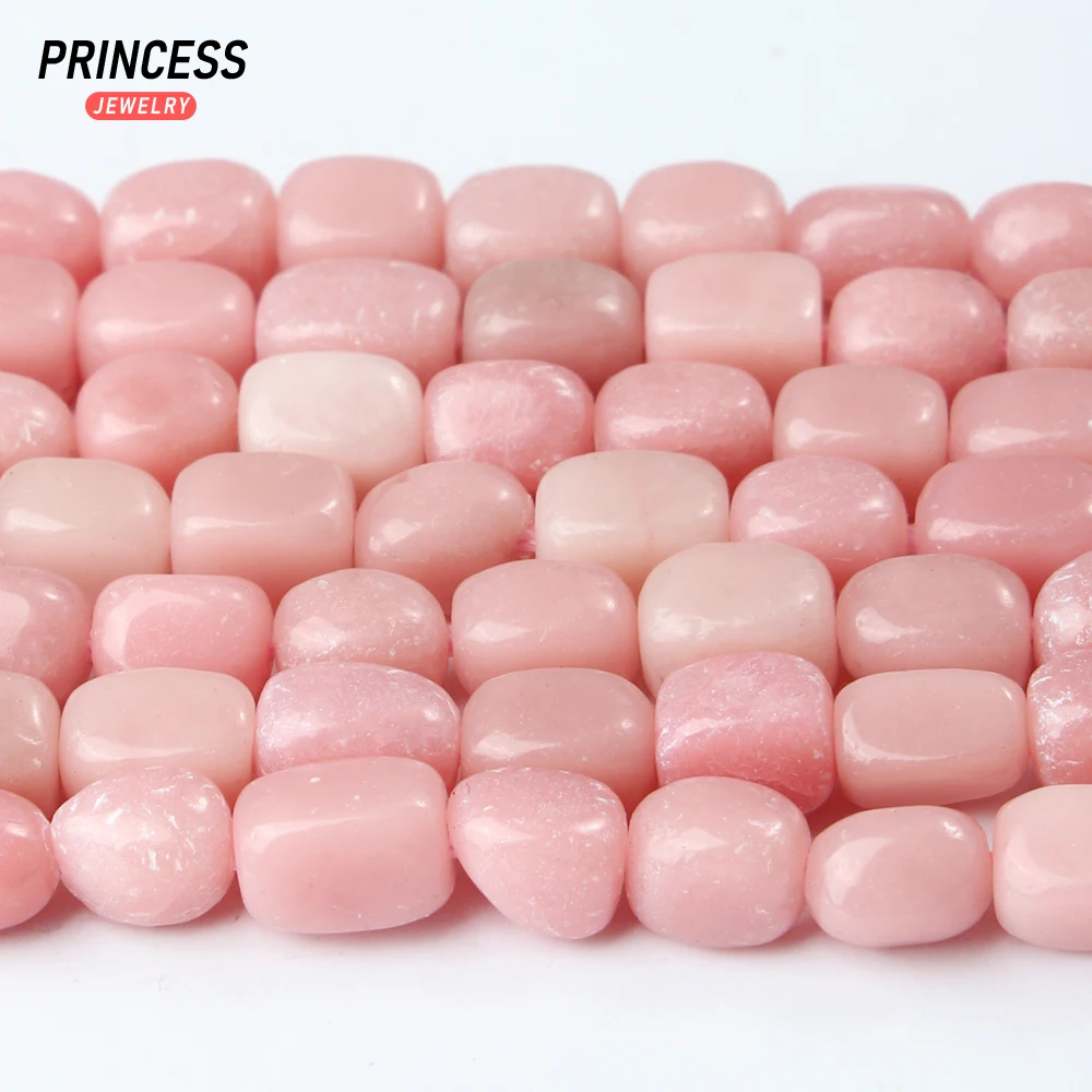 

A++ Natural 5mm Chinese Pink Opal Pebble Beads Loose Gemstone Beads for Jewelry Making Bracelet Wholesale Beads DIY Accessories