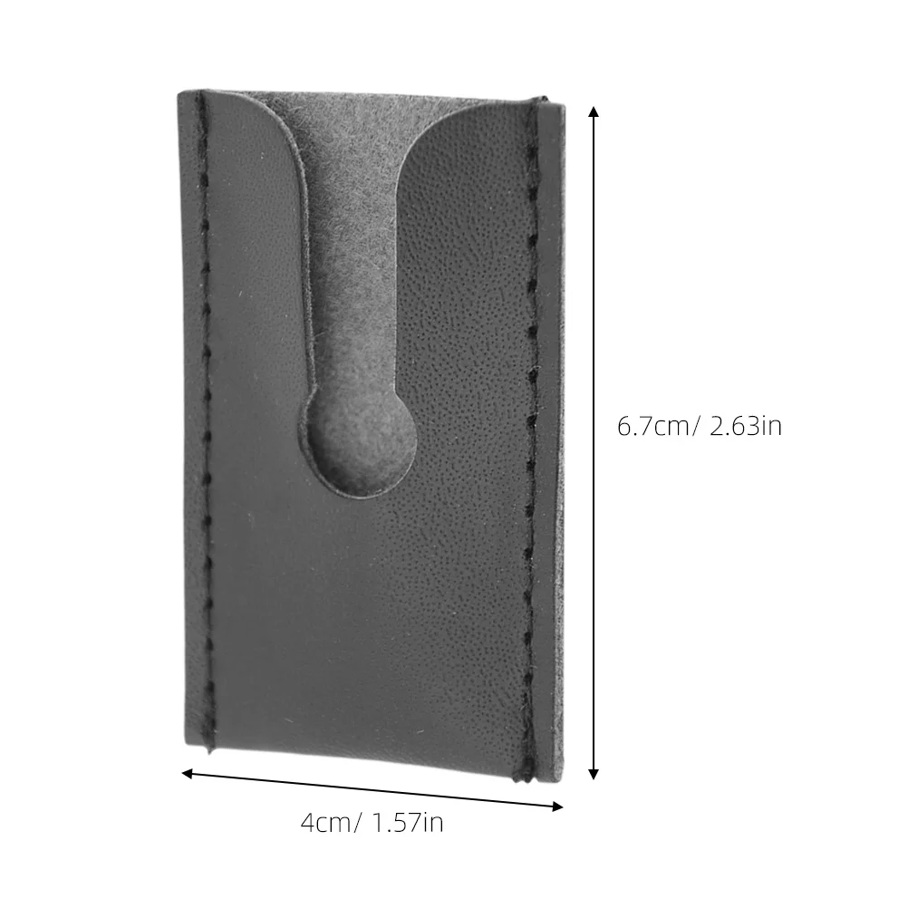 6 قطعة غطاء رأس الحلاقة PU السلامة حافة مزدوجة فراشة دليل الحلاقة حالة السفر الحلاقة اكسسوارات الرجال الاستمالة