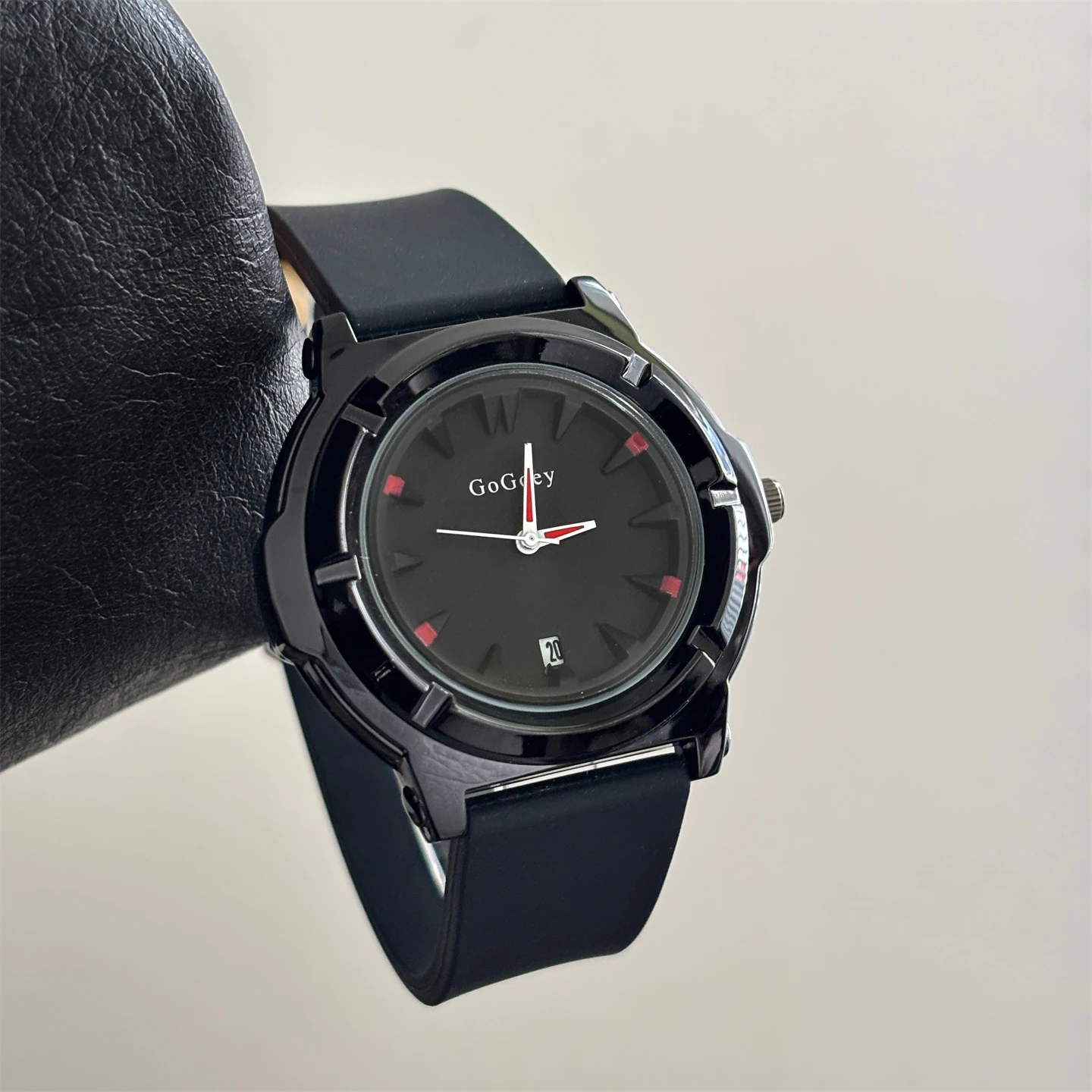 

Simple silicone strap calendar large dial watch personalized sports all-match watch elegant women's watch women's accessories