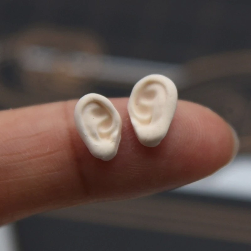 Universal Use Ear Silicone Mould Pottery Clay Ear DIY Light Clay Molds