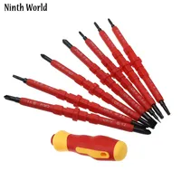 Ninth World Insulated Screwdriver Set Electrician Phillips Magnetic CR-V 14 in 1  Screwdriver Bit Hand Tools