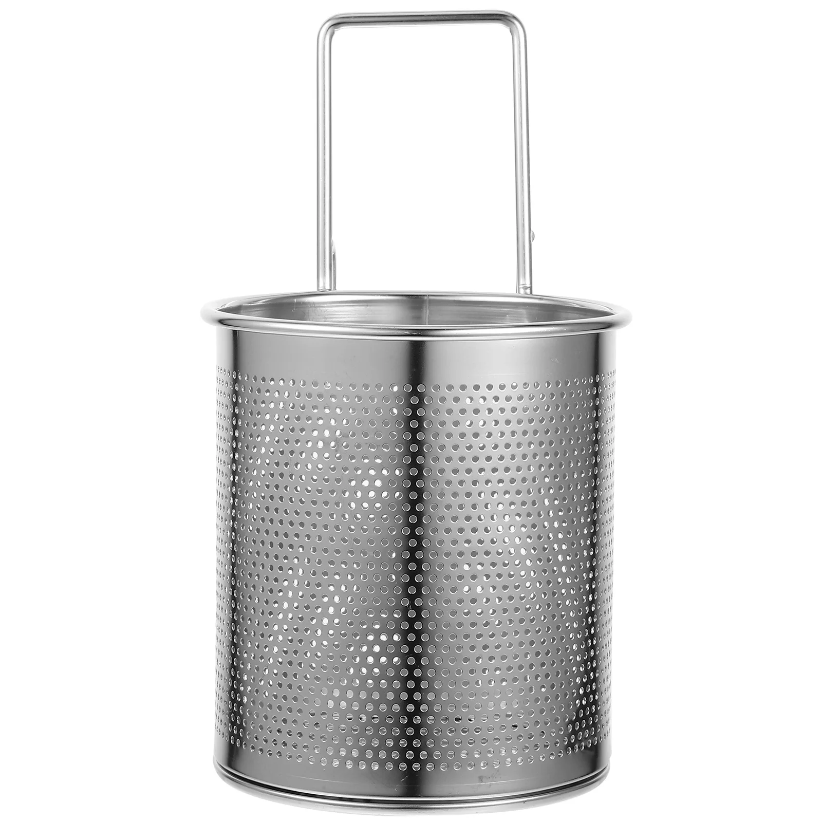 

1pc Stainless Steel Hot Pot Hanging Basket 10CM Long Handle Easy Clean Filter Net Hot Pot Strainer Kitchen Bar Accessories