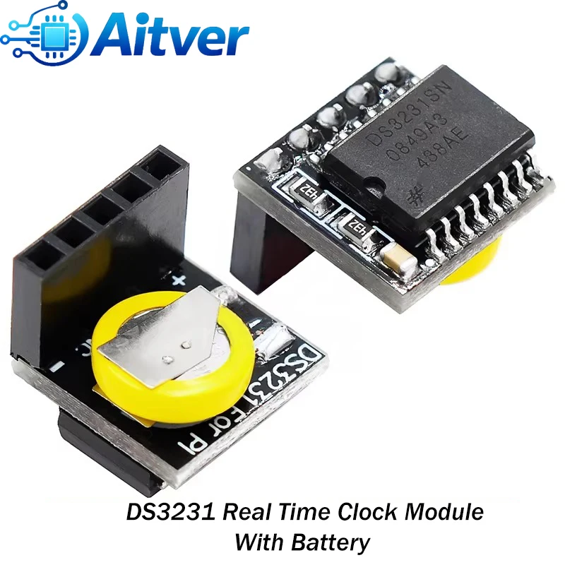 DS3231 High Accuracy RTC Module 3.3V 5V Real Time Clock for Arduino Raspberry Pi ESP32 DIY Projects image 4