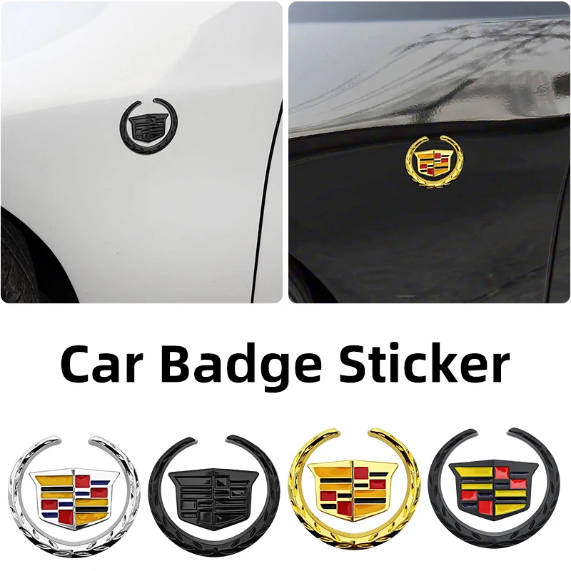 

3D металлические наклейки на кузов автомобиля, на окна, на задний багажник, значки-декали для Cadillac ATS BLS CT4 CT5 CTS EXT ESCALADE SRX XT4 SLR XTS