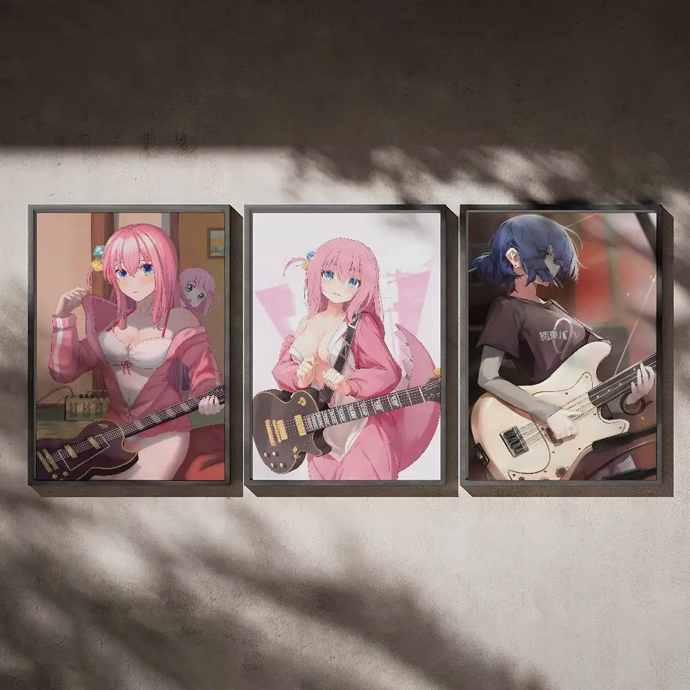 

Anime BOCCHI THE ROCK Poster Posters,waterproof Paper Stickers,coffee Shops,bar Living Rooms