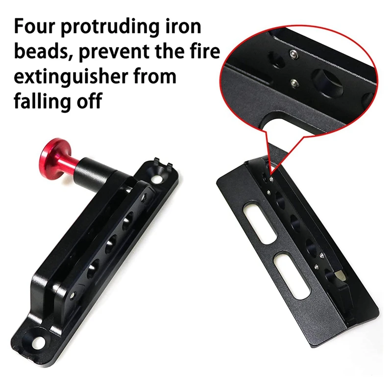 2X Adjustable Roll Bar Fire Extinguisher Mount Holder For Jeep Wrangler TJ JK JKU JL UTV Polaris RZR Ranger Camper Van