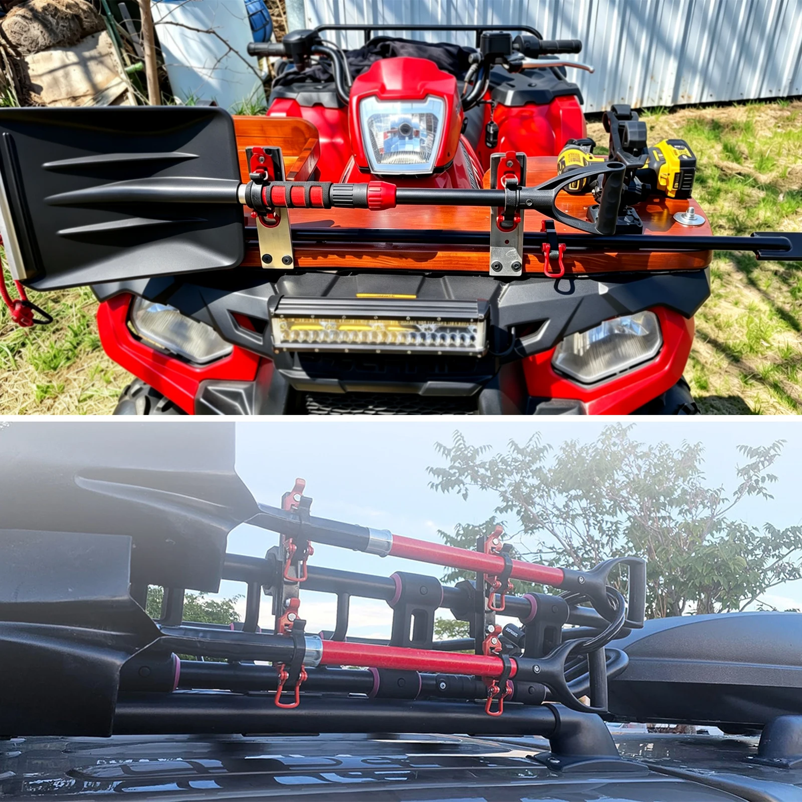 Car Roof Rack Installation Bracket Accessories Shovel Installation Parts Axe Bracket Installation Kit Wall Installation Bracket