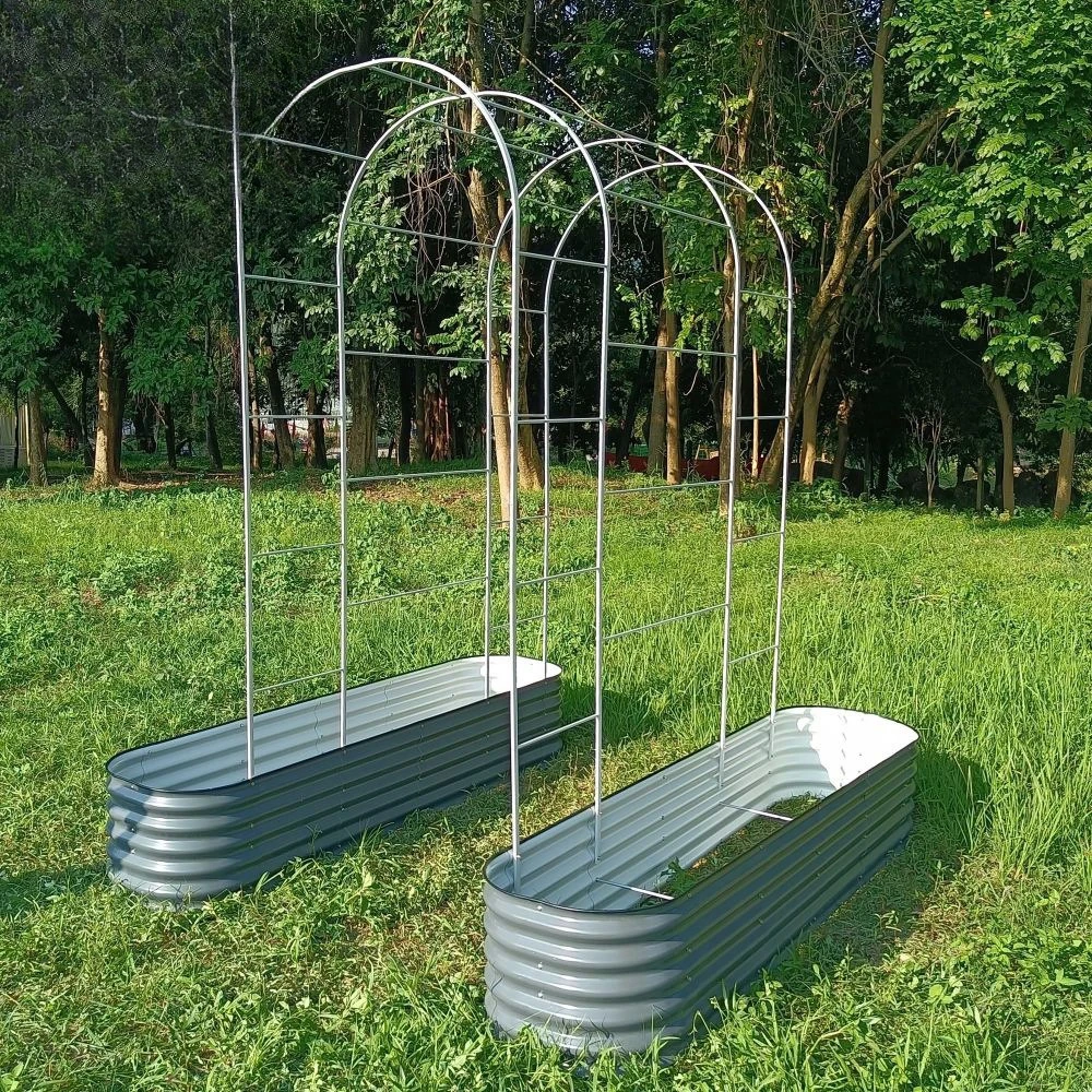 

Flower pot metal arch flower stand climbing vine stand outdoor rust-proof corrosion-resistant vegetable growing climbing U4 rust