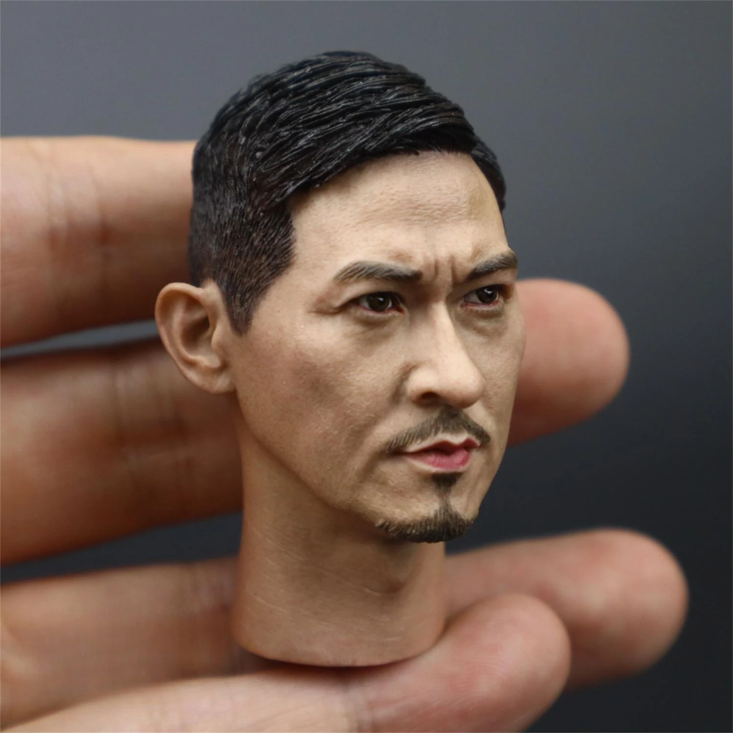 1/6 Scale Nick Cheung Zhang Jiahui Head Sculpt Model Toys The White Storm DIY 12'' Movie Action Figure