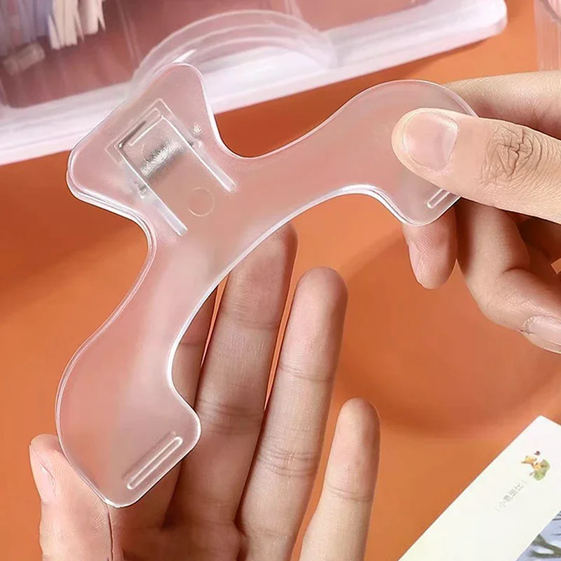 

Простые фиксированные зажимы для книг, матовые прозрачные держатели страниц для чтения, зажимы для заметок, милые настольные аксессуары, практичные держатели для заметок