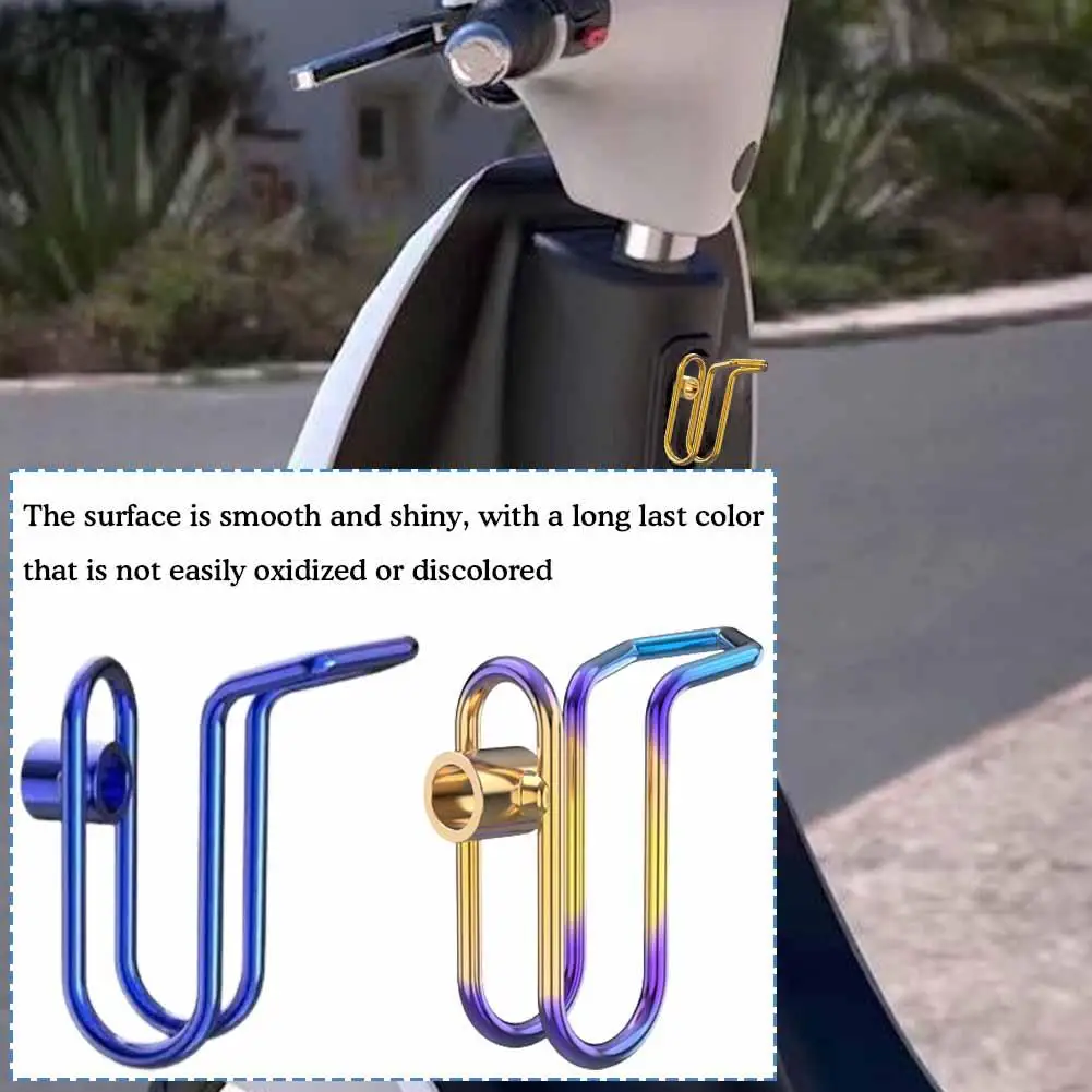 

1pcs Steel Motorcycle Helmet Hook Electrical Bike Scooter Helmet 4 Hook Accessories Cycling Holder Hanger Color E2H8