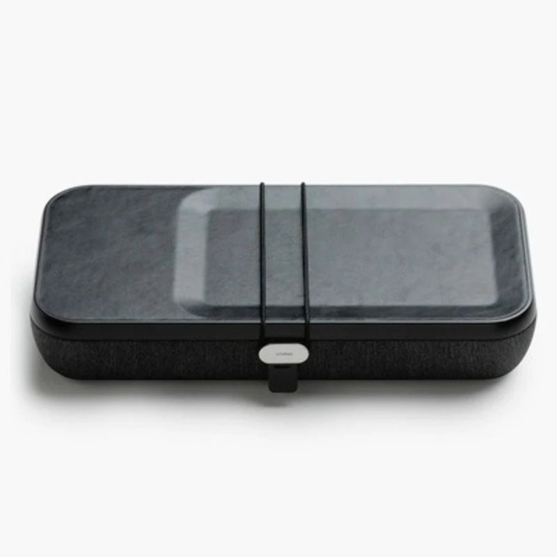 Portable electronic items storage box Qi wireless charging seat charger mouse U disk peripherals
