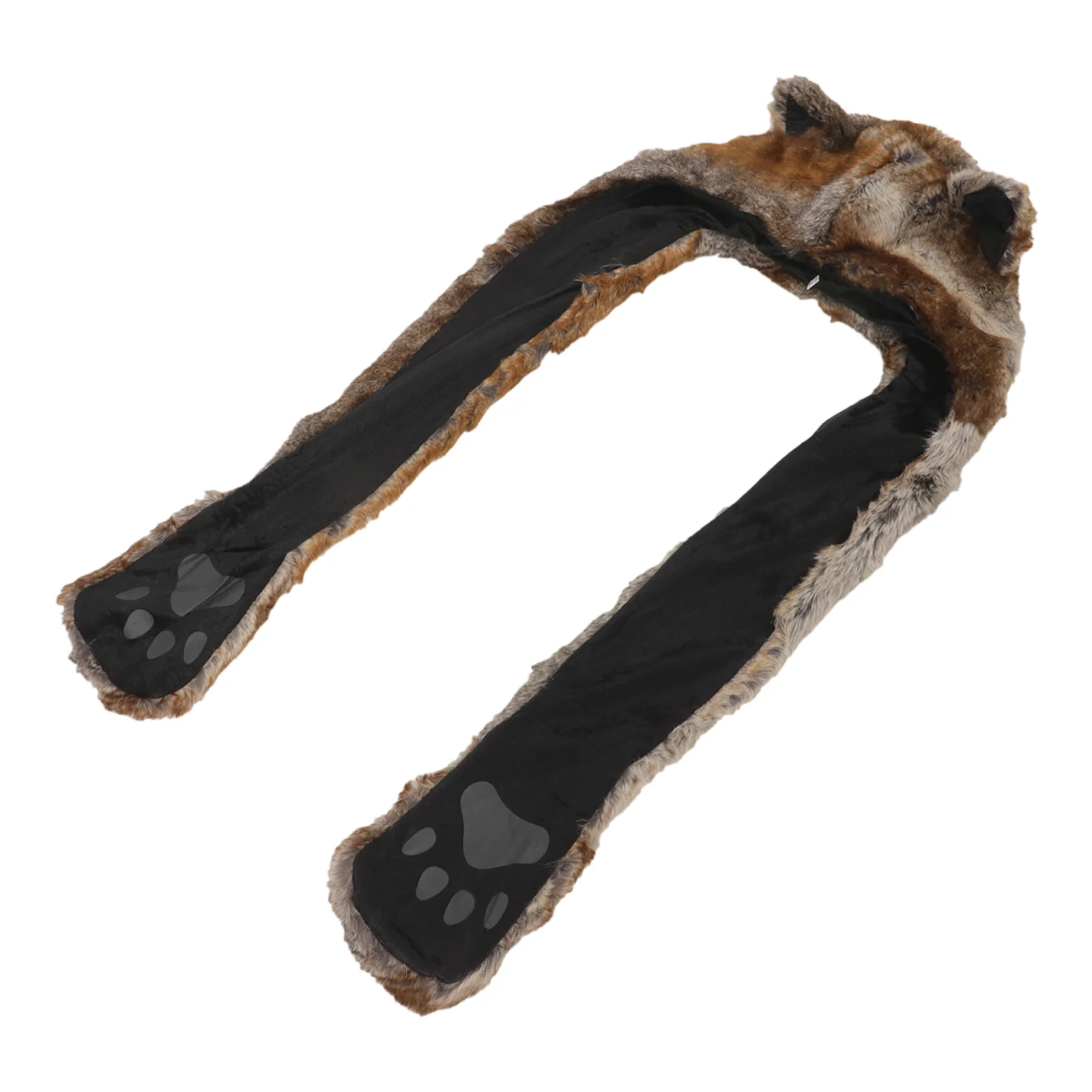 الشتاء قبعة وشاح قفازات مجموعة الحيوان تصميم دافئ في الهواء الطلق الحرارية رئيس الرقبة غطاء اليد الشتاء التبعي هوديي وشاح قبعة