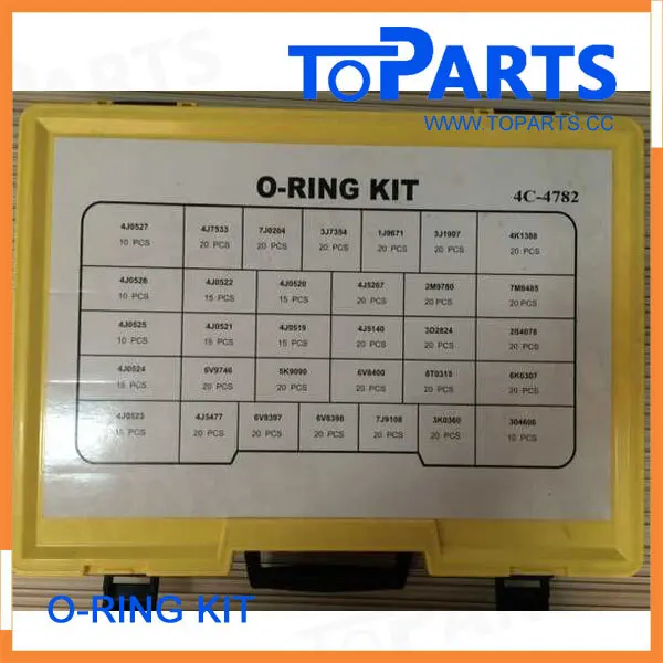4C-8254 O-RING KIT 4C8254 O RING SEALS BOX لـ 8M-4436 8M4432 8M4988 8M-4446 8M-4445 8M4435 8M-4991