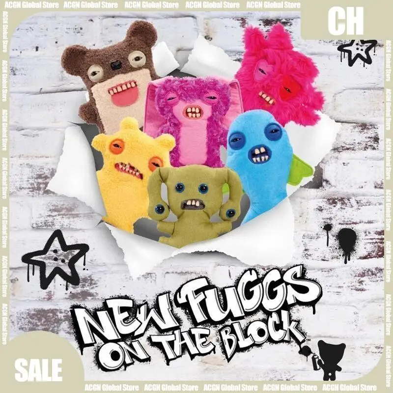 

New Fuggler Ugly Monsters Teeth Plush Toys Street Series Cute Tooth Treasure Ugly Kawaii Funny Plush Doll Kid Toy Birthday Gifts