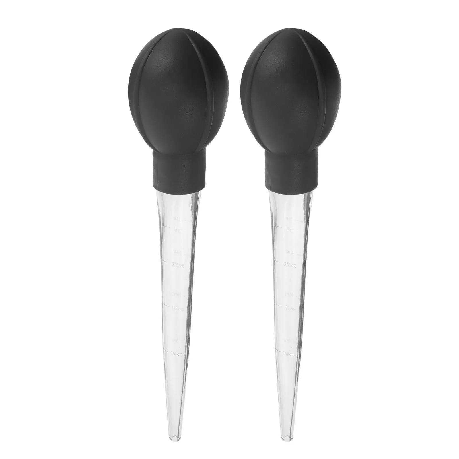 2Pcs Seasoning Pump Dispenser Large Plastic Cooking Liquid Dropper Measuring Oil Sauce Transfer Pipette Tool Kitchen Basting