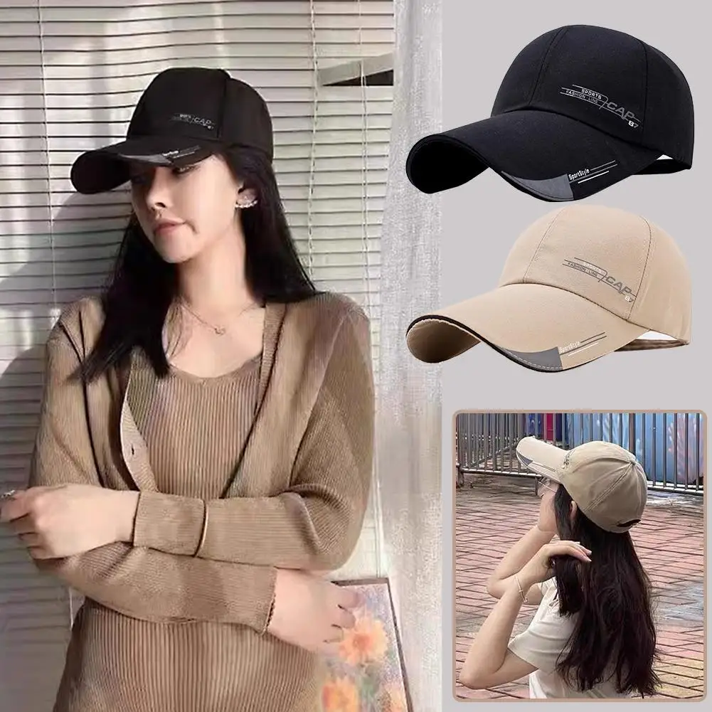 Baseball Cap Sports Cap Solid Color Sun Hat Casual Fashion Outdoor Hip-Hop Gats for Men and Women Hat