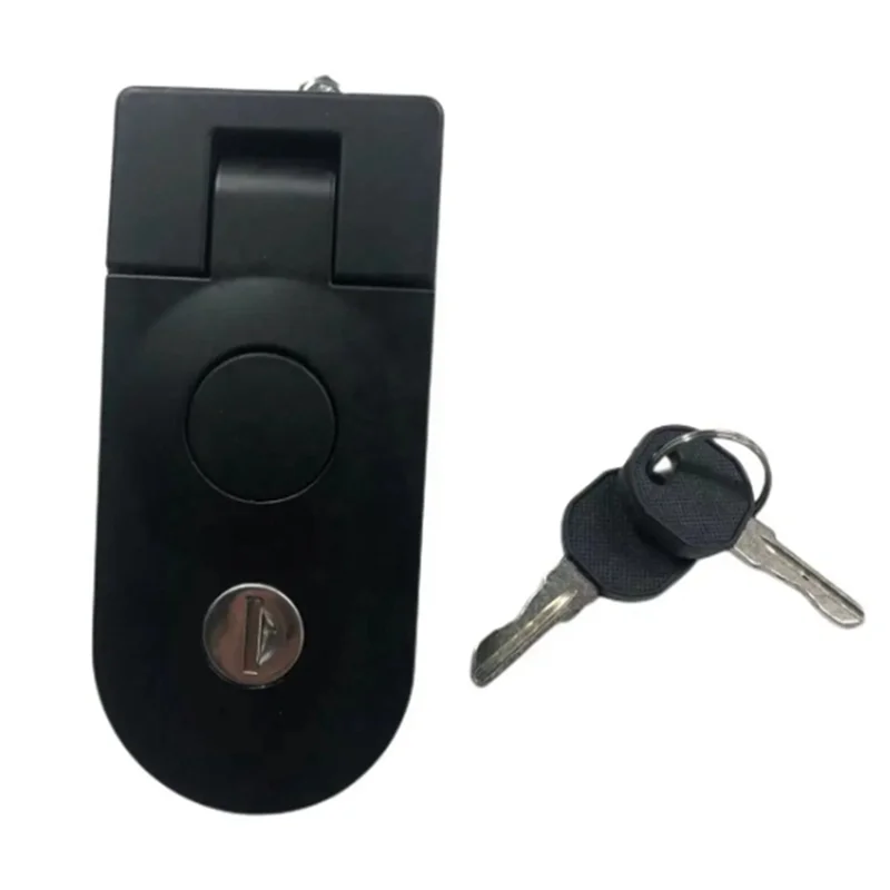 

YWDZ-Hood Lock Assembly For Haulotte 2421203210 Door Latch With Key Spare Parts Black ABS