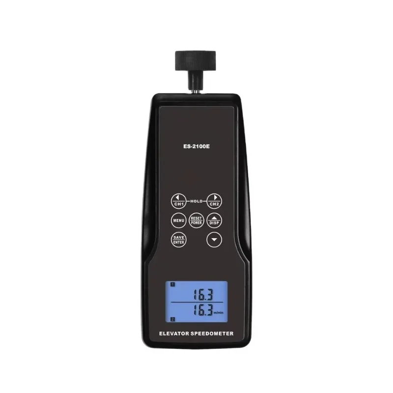 ES‑2100E Digital Elevator Speed Detector 0.1‑2000.0m/min Handheld Tester For Elevator Governor Speed Regulation Analysis Device