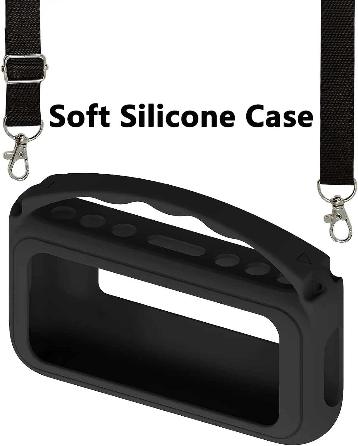 جراب غطاء واقي بمقبض أنكر-سيليكون ، مكبر صوت محمول لاسلكي عالي الدقة ، مناسب للحركة الصوتية ، حقيبة فقط