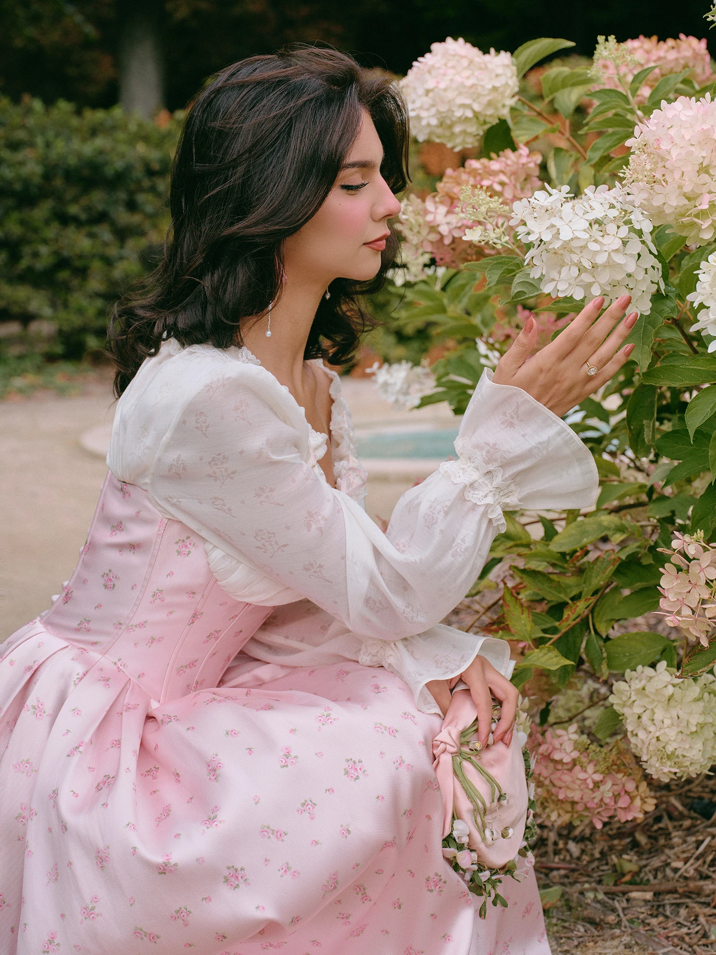 TIYIHAILEY الربيع الصيف النساء فستان كامل فانوس كم طويل ماكسي السيدات ساحة طوق خمر عالية الخصر المطبوعة وهمية 2 قطعة