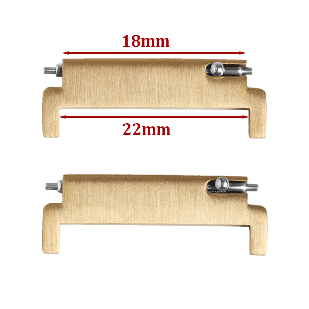 1 Paar Metalladapter für Armbänder, 18 mm auf 20/22 mm, 20 mm auf 18/20/22 mm, 22 mm auf 18/22 mm, Schnellverschluss-Steckverbinder, Uhrenarmband-Zubehör