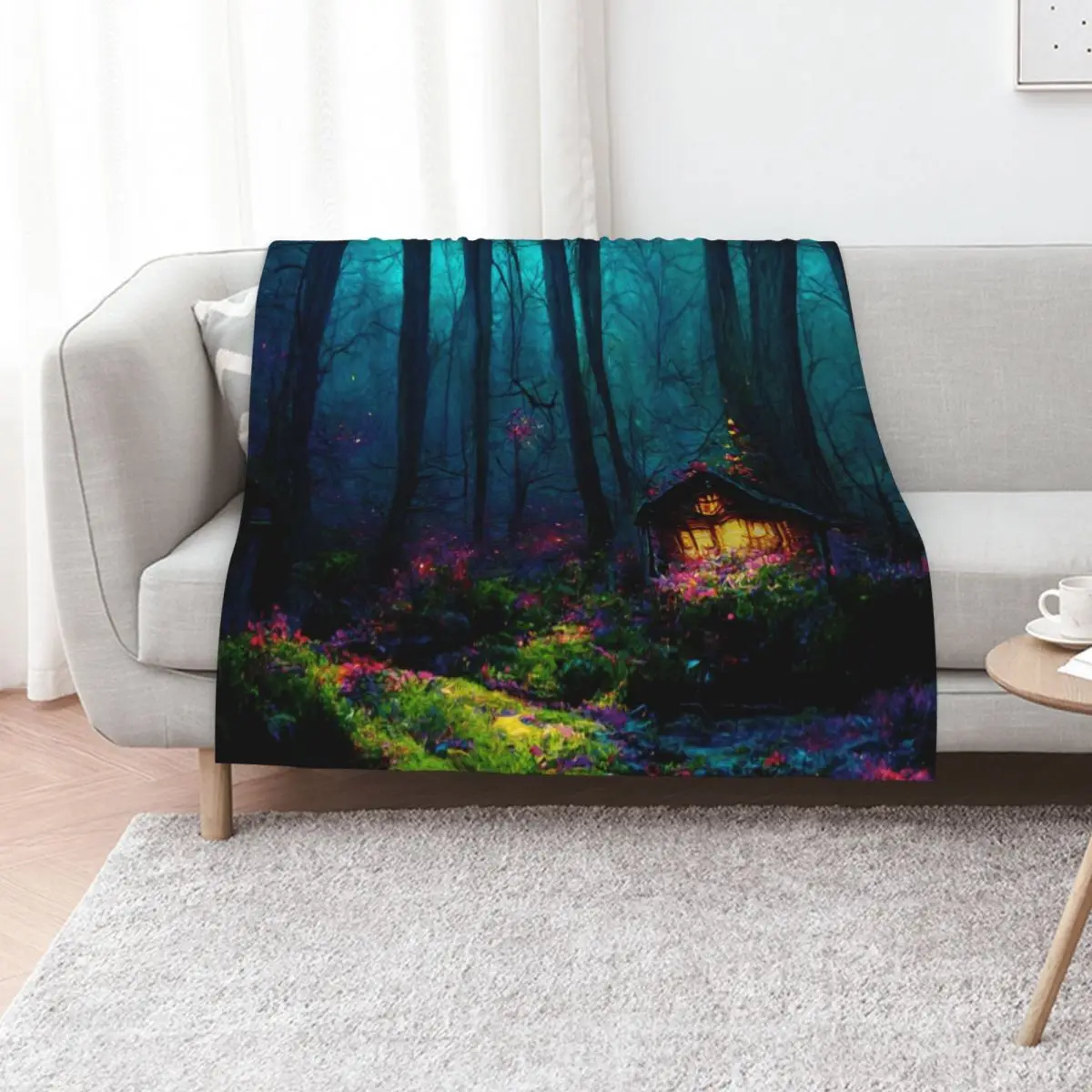 

Home at the Heart of the Forest Throw Blanket decorative Luxury Luxury Thicken christmas gifts Blankets