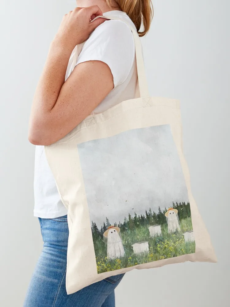 There's Ghosts By The Apiary Again... Tote Bag Women's shopper bags for women Canvas Tote Bag