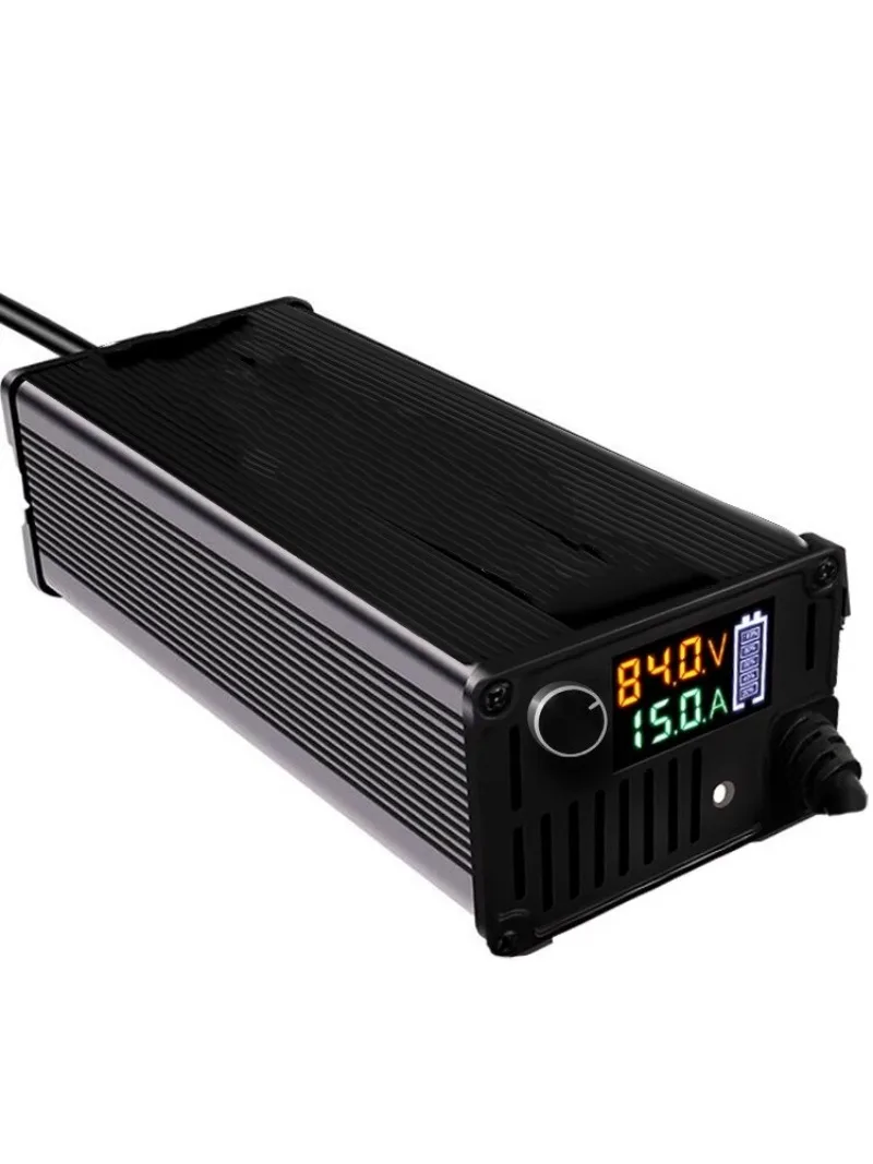 LCD Display Storage Battery Charger Multi Voltage Current Lead Acid Gel Power Cell Maintenance Charging Equipment