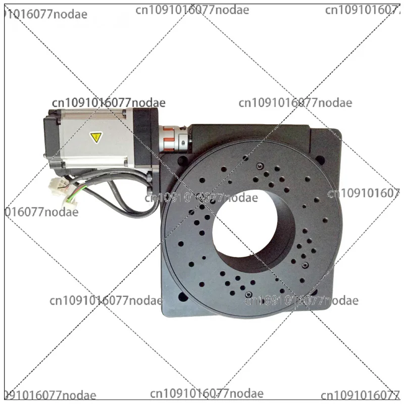 High Speed Electric Rotary Table MTS-HX100 , Hollow Indexing Plate， 200 Degrees/S， with 400W Servo Driver