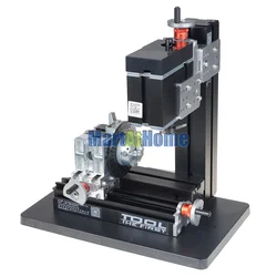 The First Tool 60W High Power Mini Metal Gear Milling Machine Tool TZ10002MZ 12000RPM with Dividing Plate and 3-jaw Chuck