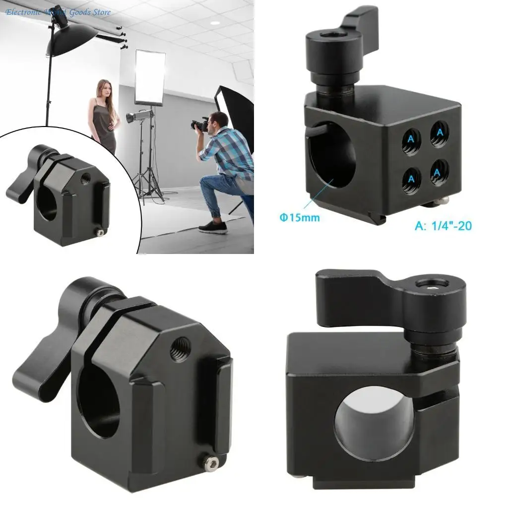 

A3PD одностержневой зажим, адаптер для рельсового разъема 15 мм с винтом 1/4 дюйма для 15-мм зеркальной камеры, поддерживает для