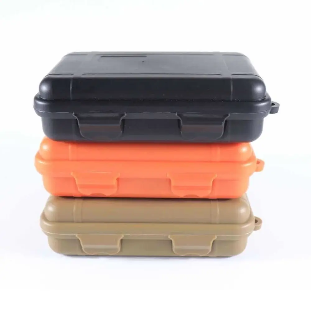 1Pcs New S/M/L Size Travel Storage Box Outdoor Plastic Survival Box Sealed Waterproof Camping Container