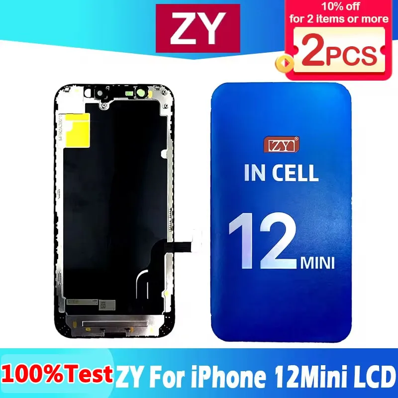 

ZY LCD Incell For iPhone 12 Mini LCD Display Touch Screen Digitizer Assembly For iPhone 12Mini Display Screen Replacement Parts