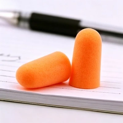 10 Pairs of Noise-Canceling Earplugs, Individually Packaged, Soft and Comfortable, Suitable for Sleep and Industrial Environment