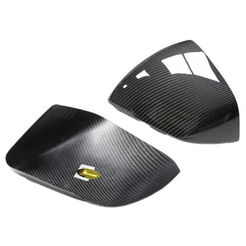 Suitable for Ford Mustang US EU Standard Dry Carbon Fiber Rearview Mirror Cover view 2