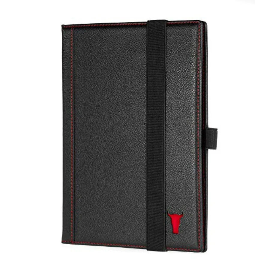 

Genuine Leather Hardback Notebook Cover 1X Refill Pad [75 lined pages] - size A5 [8.3" x 5.8