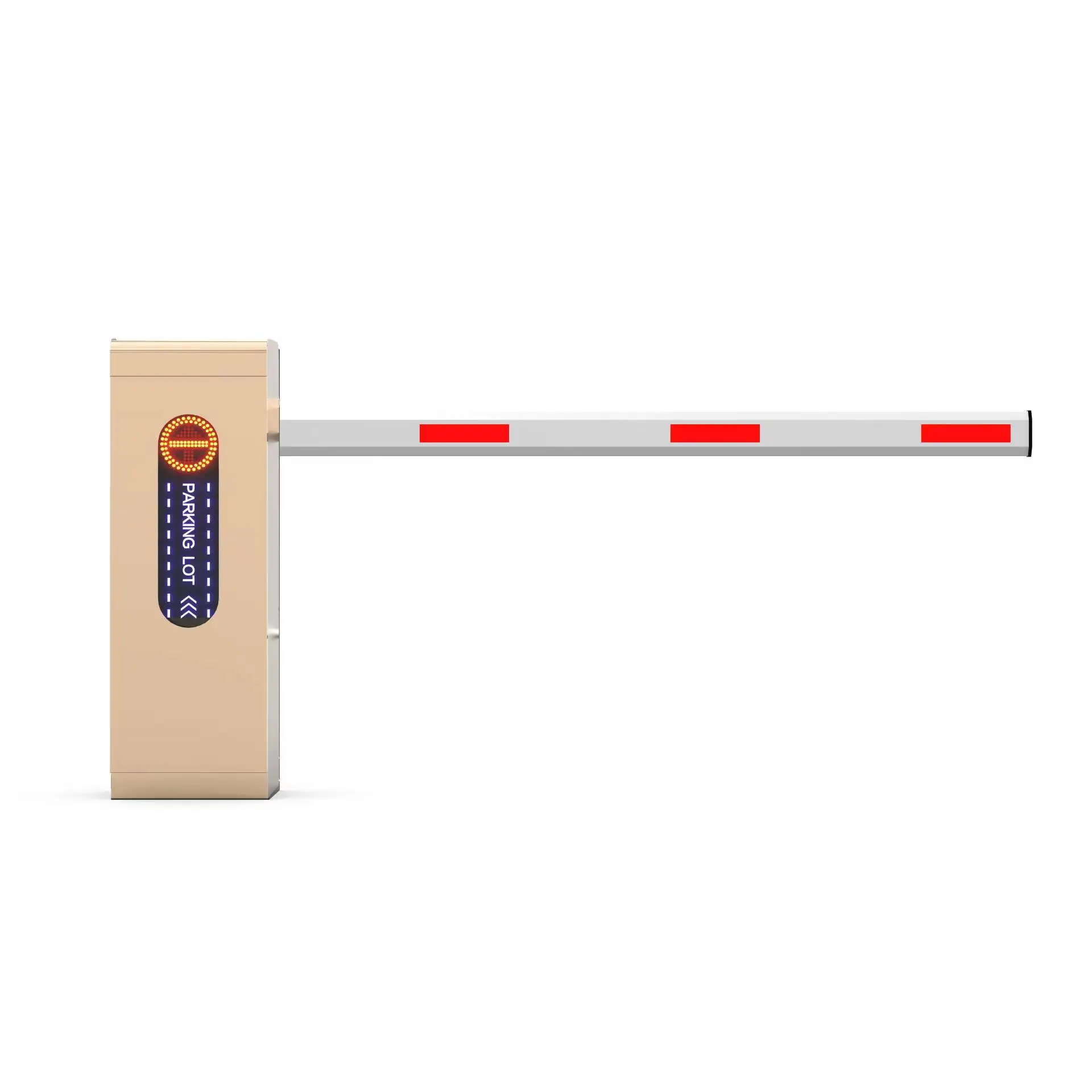 Parking Lots LED Lighting Brushless Motor Road  Telescopic Boom Card Swipe Vehicle Traffic Control Boom Barrier