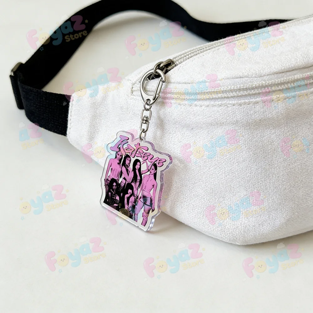 Manon Katseye Kpop Keychain for Bag Accessories Charm Yoonchae Megan Lara Sophia Daniela Keyrings Key Chains Fans Gifts