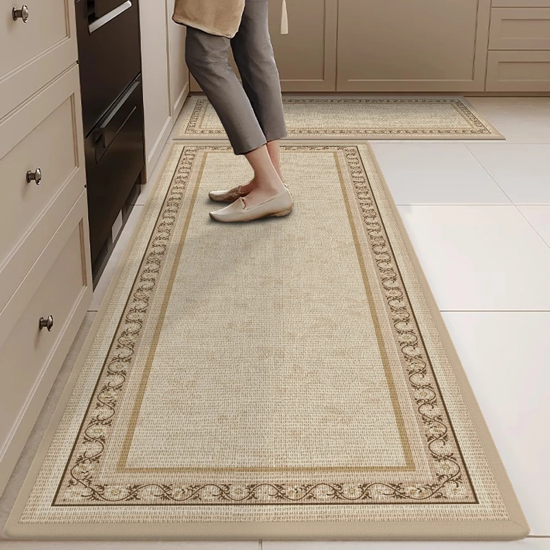 

Kitchen Floor Mat Long Rug Non-slip Carpet Home Decoration Anti-slip Foot Mats Wear-resistant 주방바닥매트 Alfombra Cocina שטיח למטבח