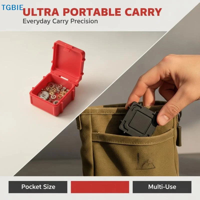 [TL]Shockproof Hardware Storage Box Stackable Sealed Bayonet Lock for Screws Nuts Small Parts Home Repair Garage Storage