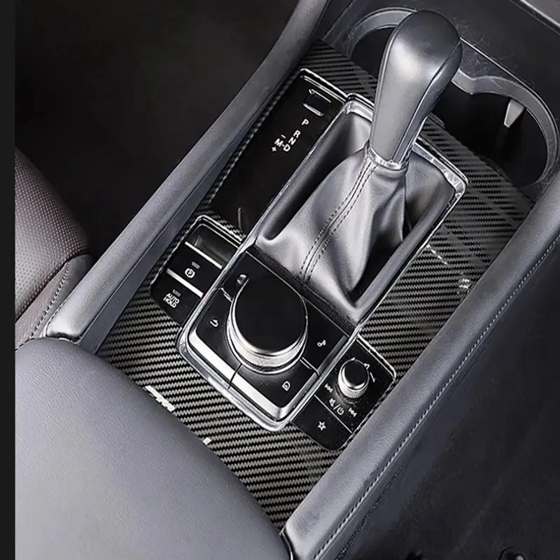 

Для Mazda 3 Axela 2019-2022 2023, внутренние аксессуары с левым рулем, отделка переменного тока, центральная коробка передач, переключатель передач, держатель для чашки с водой, крышка панели