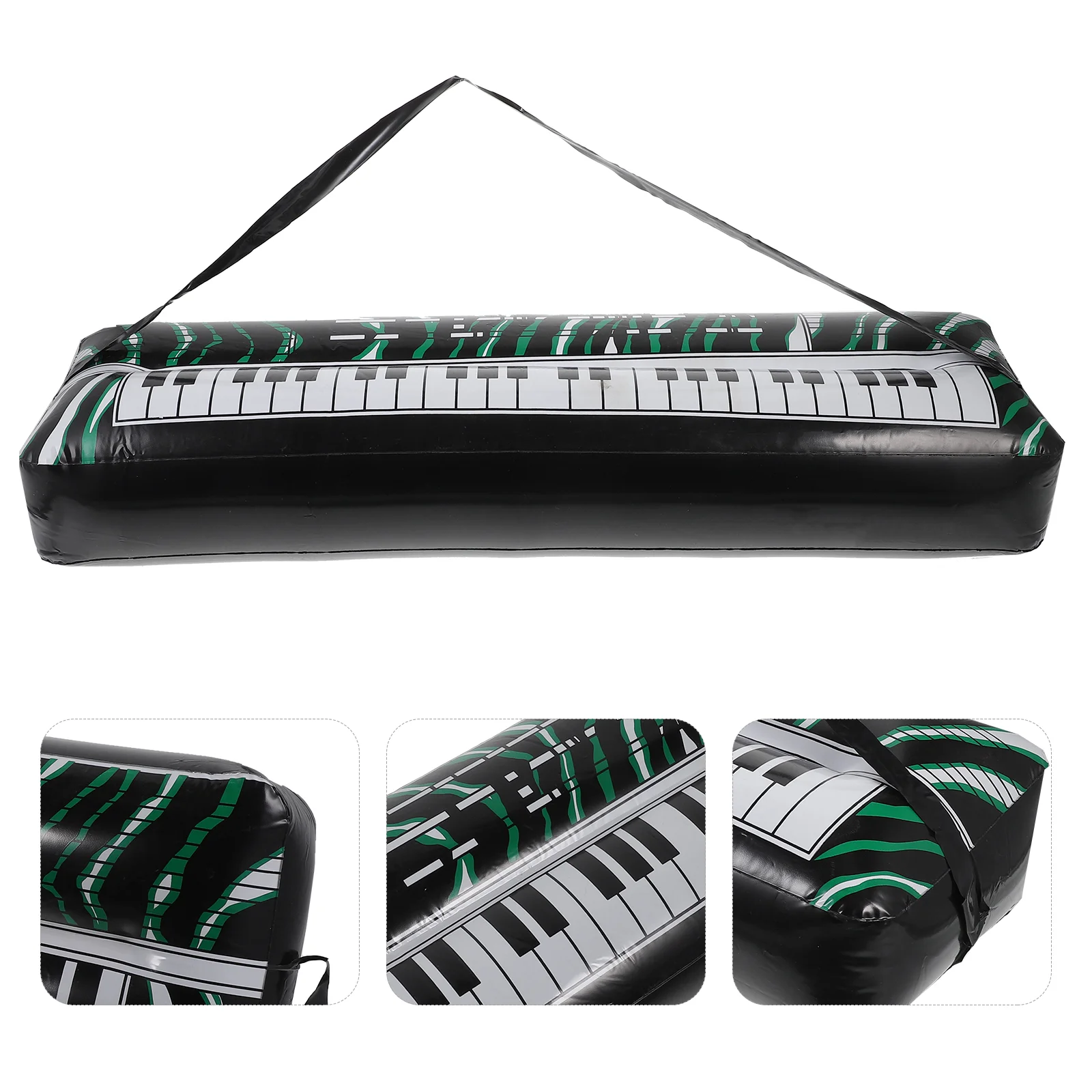 Inflatable Electronic Keyboard Beach Party Photo Booth Props Stage Musical Instrument Inflation PVC Interesting Toy Toys