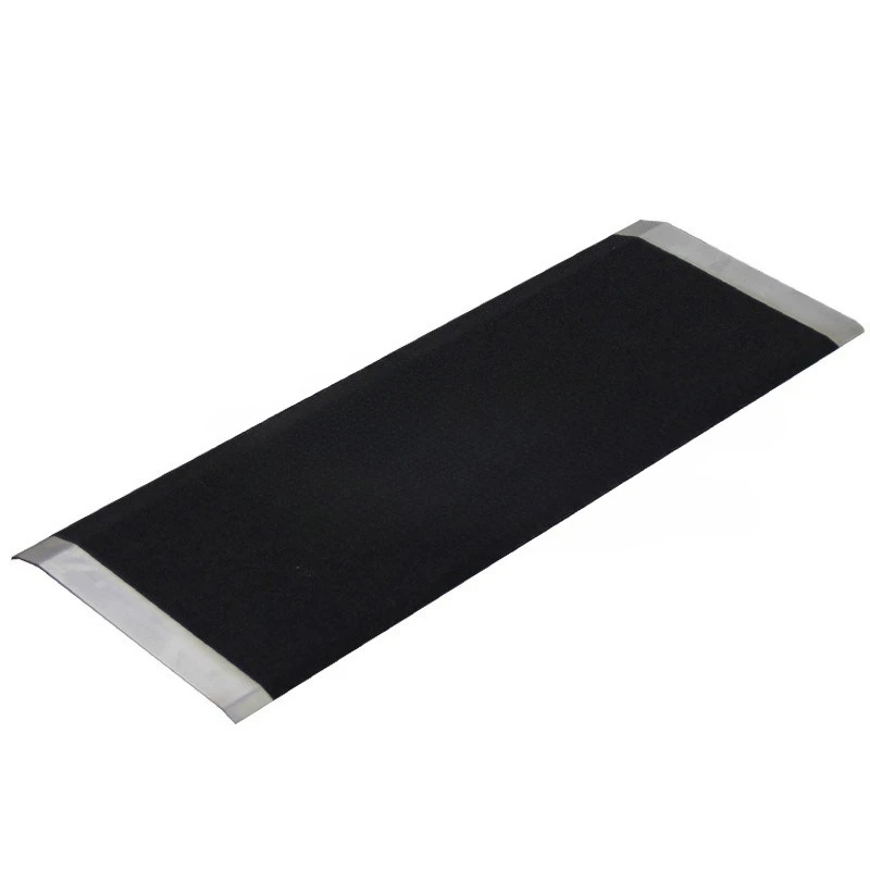 

Aluminum alloy barrier-free wheelchair ramp, light movable threshold step non-slip ramp