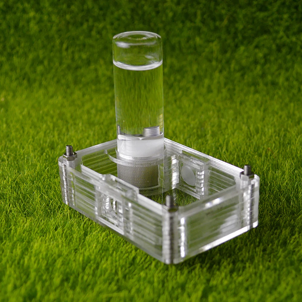 Small Flat Nest Pet Ant Acrylic Water Tower Moisturizing Ant Nest Castle Insect Workshop Home 7x5cm