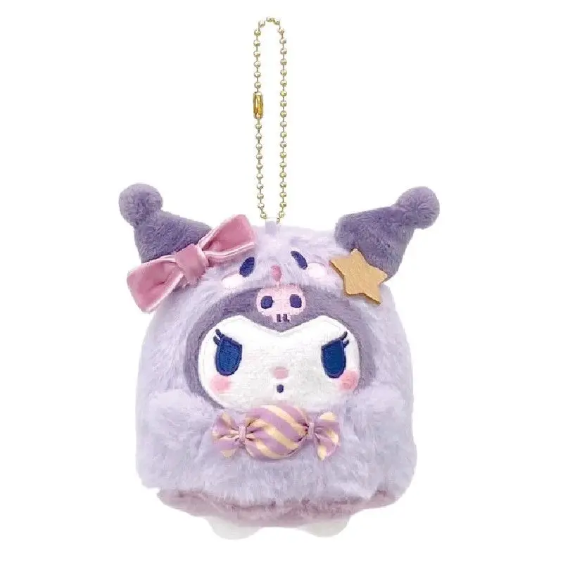 Zabawki Sanrio, rodzinne postacie z kreskówek, urocze lalki do przebierania, kreatywne zawieszki do plecaków unisex, nietypowe figurki na Halloween, prezenty świąteczne, sprzedaż hurtowa.