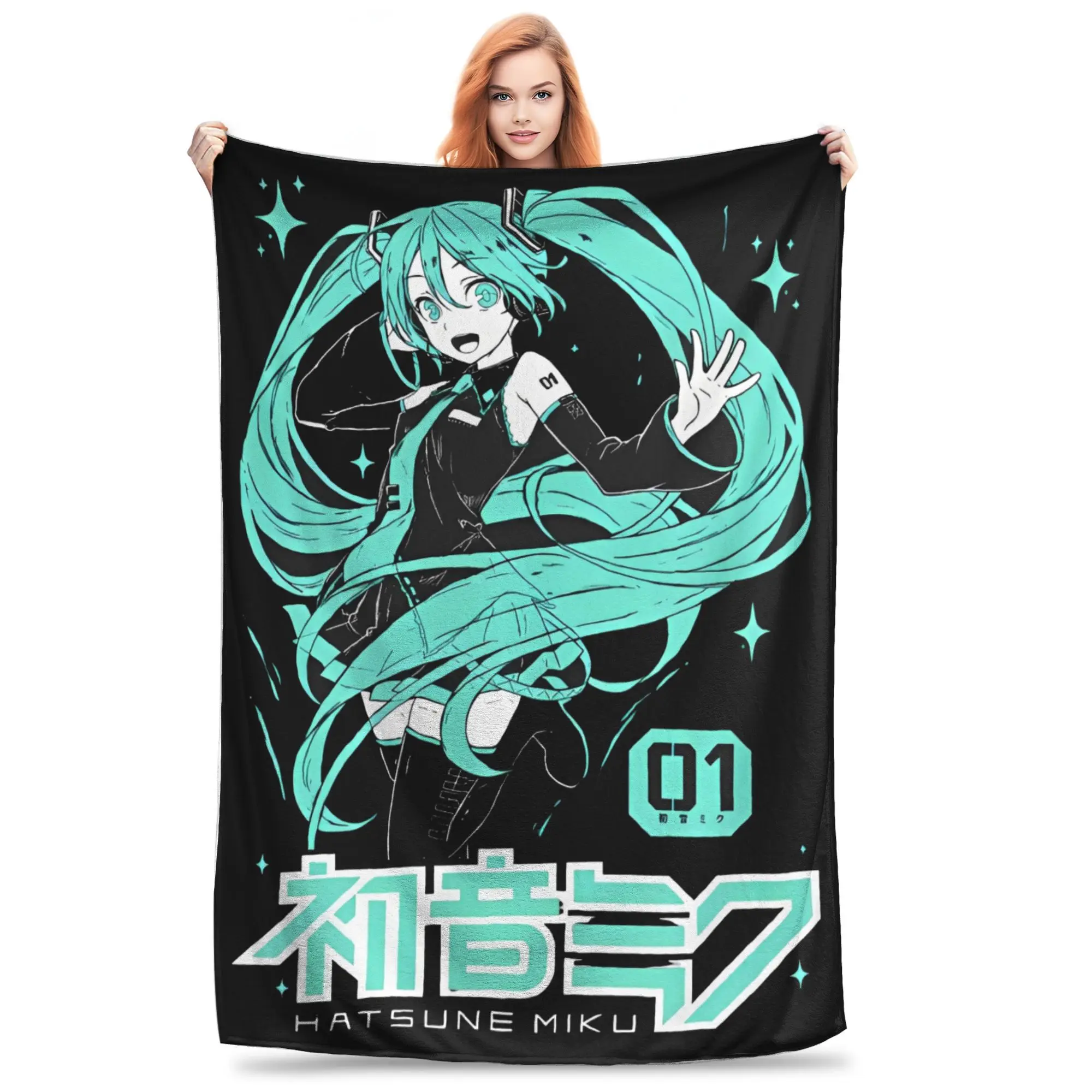 

Хацунэ Мику певец музыка аниме одеяло разных размеров мягкие и легкие пледы для дивана, дивана и кровати