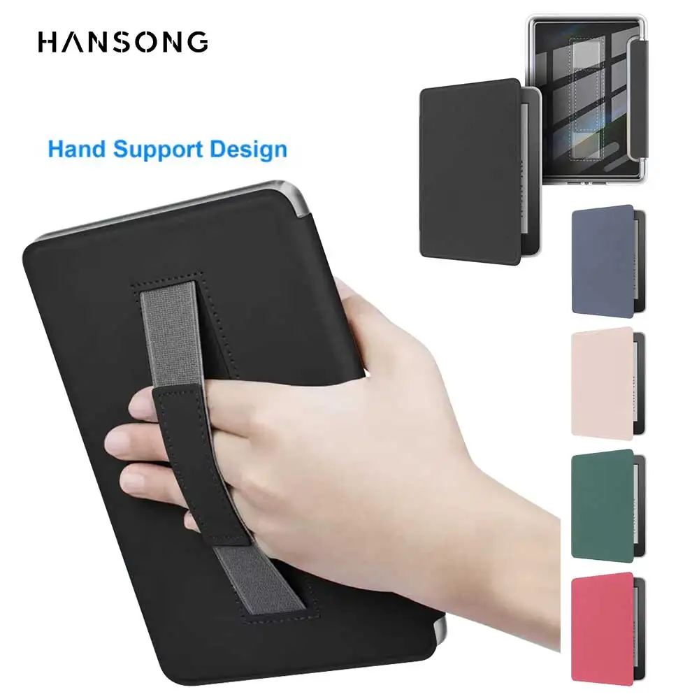 

Чехол-подставка из акрила для Kindle Paperwhite 2024, 2022, 2021, 12-го, 11-го поколений, C2V2L3, KPW 5, 6 с функцией автоматического пробуждения/сна